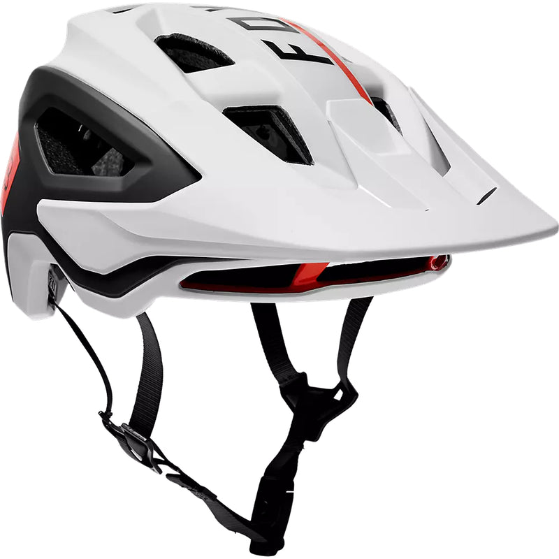 FOX Casco Bicicleta Speedframe Pro Blocked Blanco/Negro-Rideshop