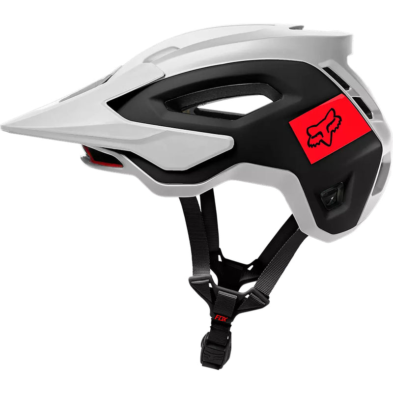 FOX Casco Bicicleta Speedframe Pro Blocked Blanco/Negro-Rideshop