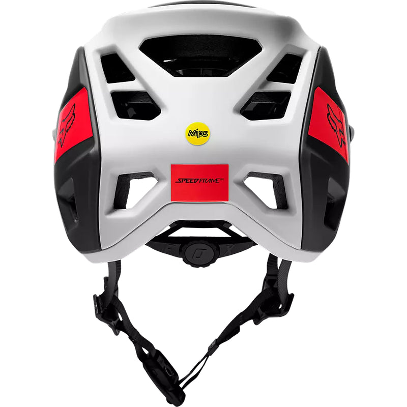 FOX Casco Bicicleta Speedframe Pro Blocked Blanco/Negro - Rideshop