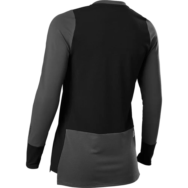 FOX Polera Bicicleta Mujer Defend Pro Manga Larga Negro - Rideshop