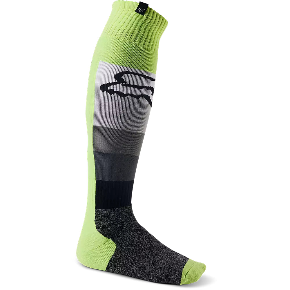 FOX Calcetines Moto 180 Toxsyk Thick Amarillo/Gris - Rideshop