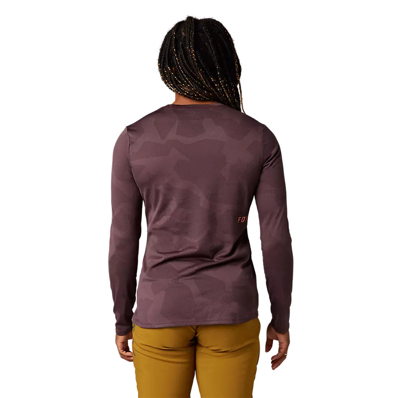 FOX Polera Bicicleta Mujer Ranger Trudi™ Manga Larga Morado - Rideshop