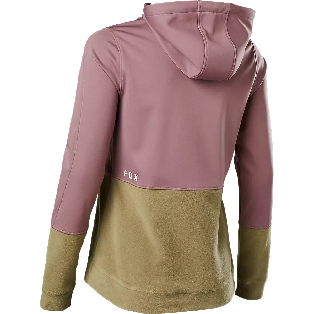 FOX Poleron Bicicleta Mujer Ranger Windbloc® Morado/Beige - Rideshop
