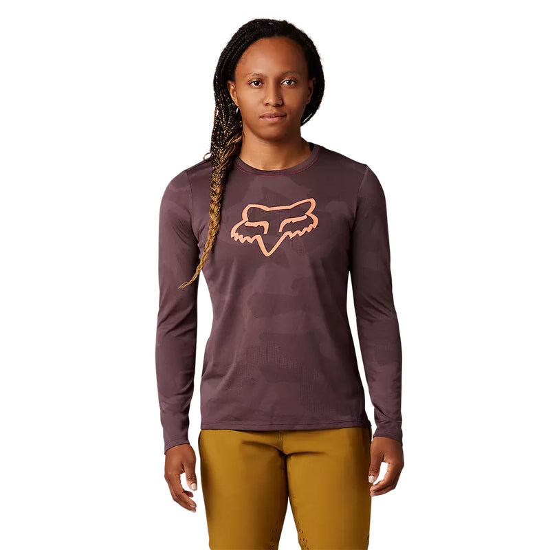 FOX Polera Bicicleta Mujer Ranger Trudi™ Manga Larga Morado - Rideshop