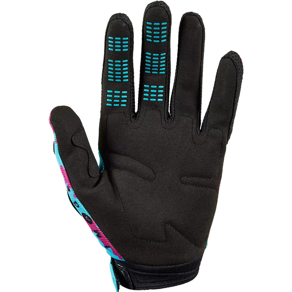 FOX Guantes Moto 180 NUKLR Celeste/Morado - Rideshop