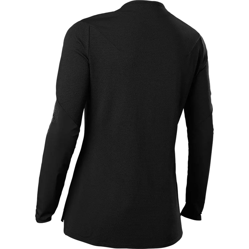 FOX Polera Bicicleta Mujer Flexair Pro Manga Larga Negro - Rideshop