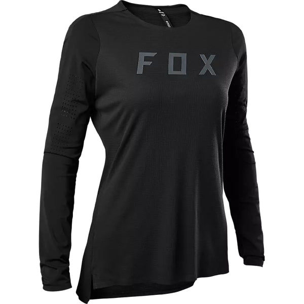 FOX Polera Bicicleta Mujer Flexair Pro Manga Larga Negro - Rideshop