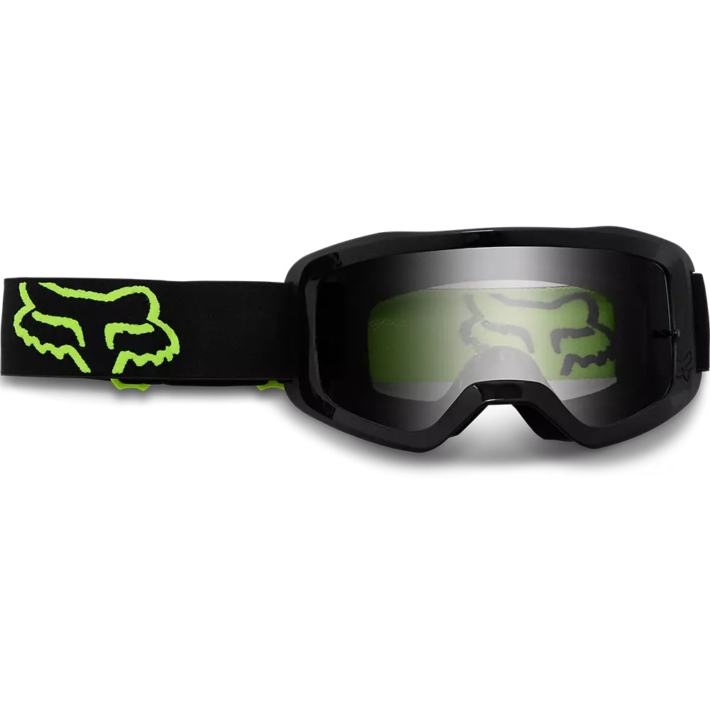 FOX Antiparras Moto Main Stray Negro/Amarillo - Rideshop
