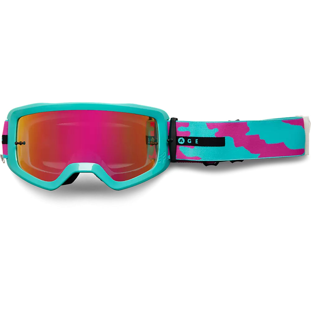 FOX Antiparras Moto Main NUKLR Celeste/Rosado - Rideshop