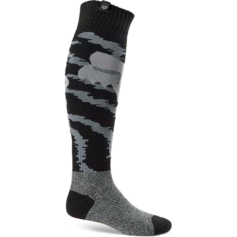 FOX Calcetines Moto 180 Nuklr Thick Negro/Gris - Rideshop