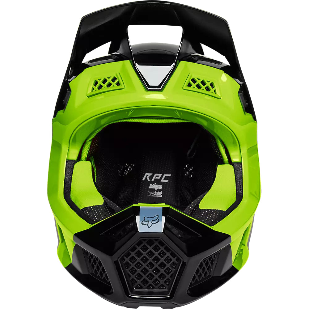 FOX Casco Bicicleta Rampage Pro Carbon Mips™ Fuel Azul/Amarillo - Rideshop