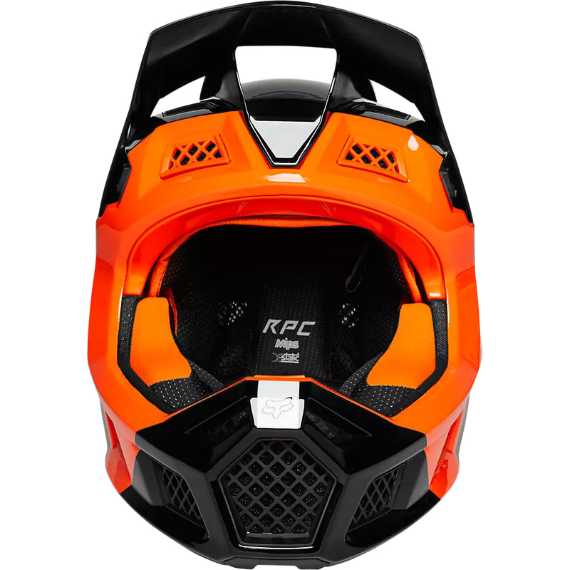 FOX Casco Bicicleta Rampage Pro Carbon Mips™ Fuel Negro/Naranjo - Rideshop