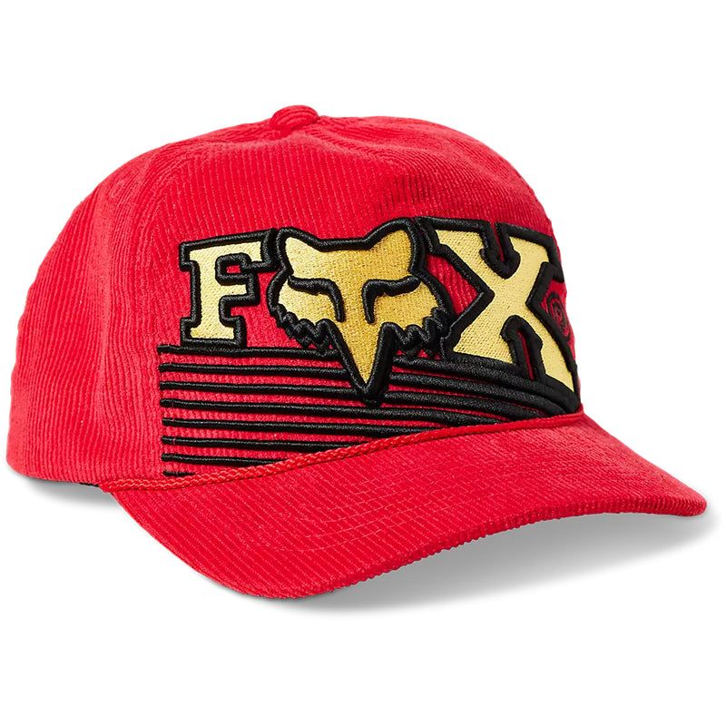 FOX Gorro Jockey Lifestyle Burm Snapback Rojo - Rideshop