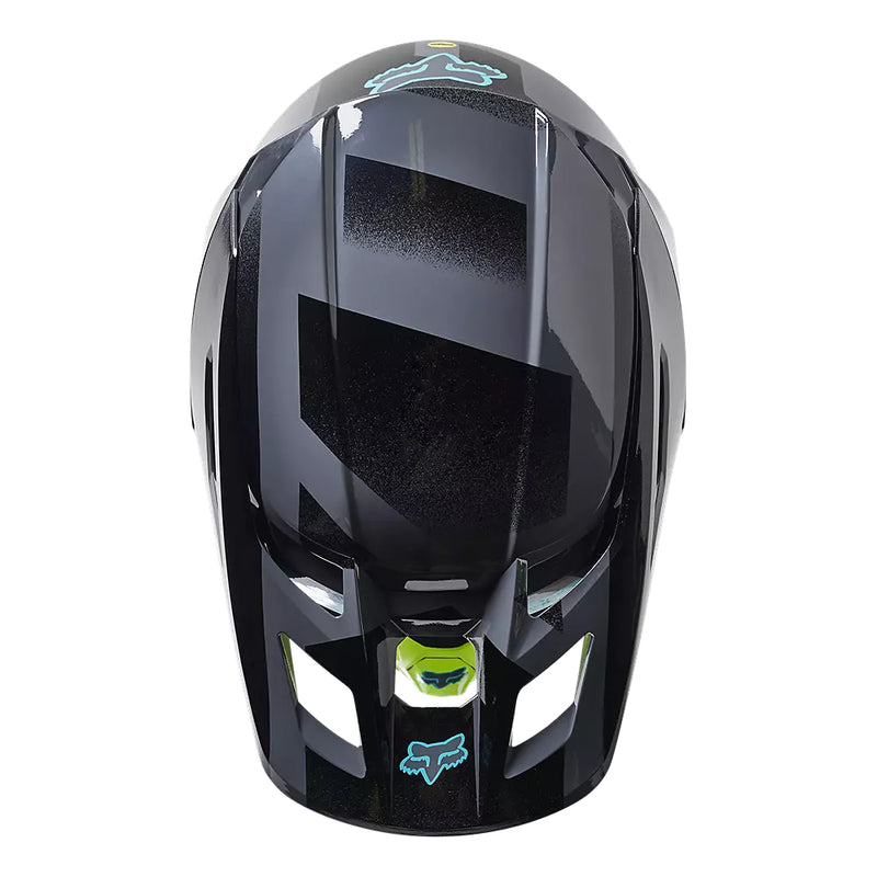 FOX Casco Moto V2 RKANE Gris/Amarillo - Rideshop