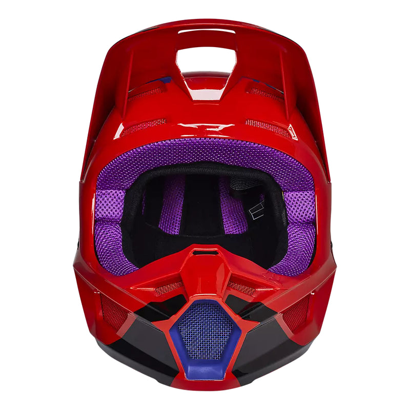 FOX Casco Moto V1 Venz Rojo/Morado - Rideshop