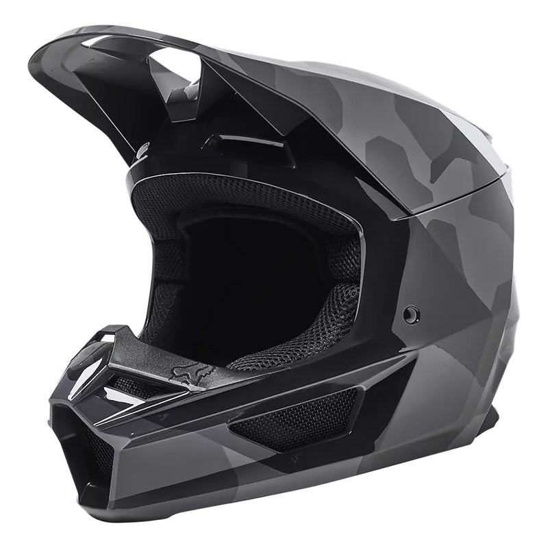 FOX Casco Moto Niño V1 BKNR Camo Negro - Rideshop