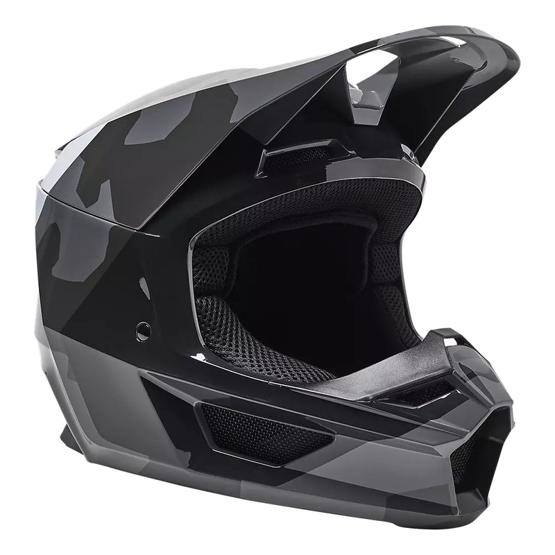 FOX Casco Moto Niño V1 BKNR Camo Negro - Rideshop