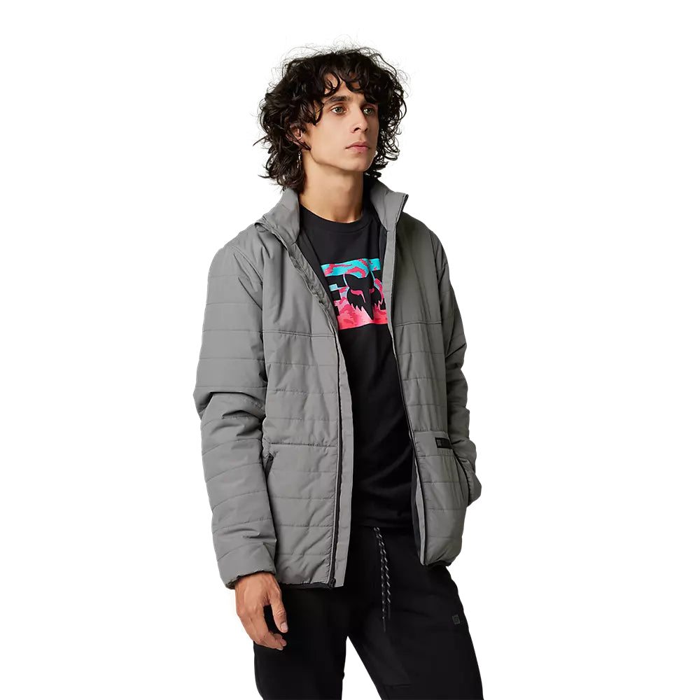FOX Chaqueta Lifestyle Howell Puffy Gris - Rideshop