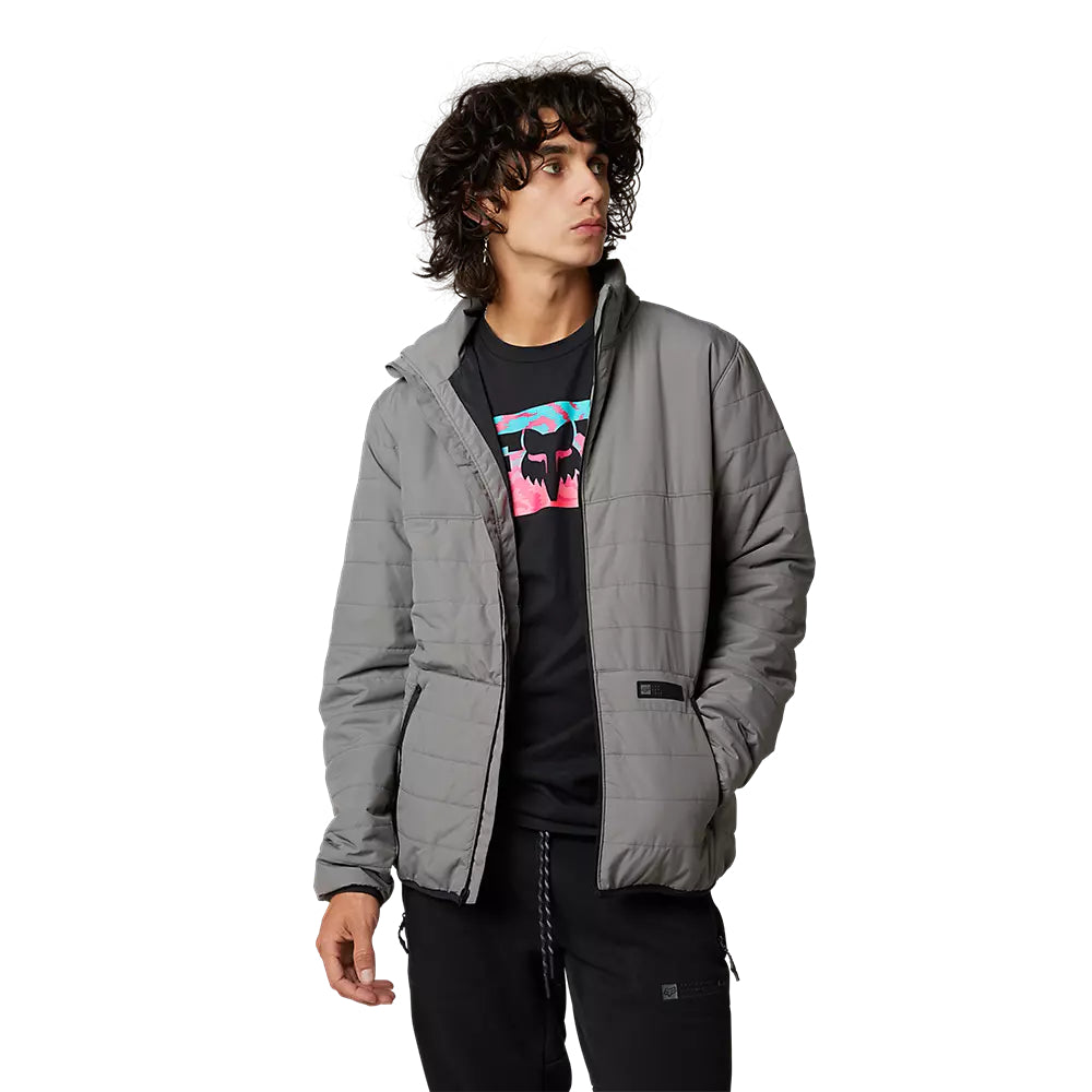 FOX Chaqueta Lifestyle Howell Puffy Gris - Rideshop