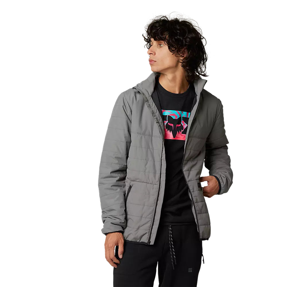 FOX Chaqueta Lifestyle Howell Puffy Gris - Rideshop