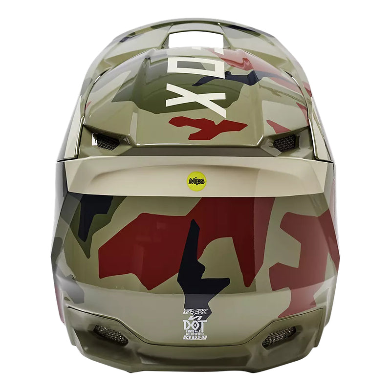 FOX Casco Moto V1 BNKR Camo Verde - Rideshop