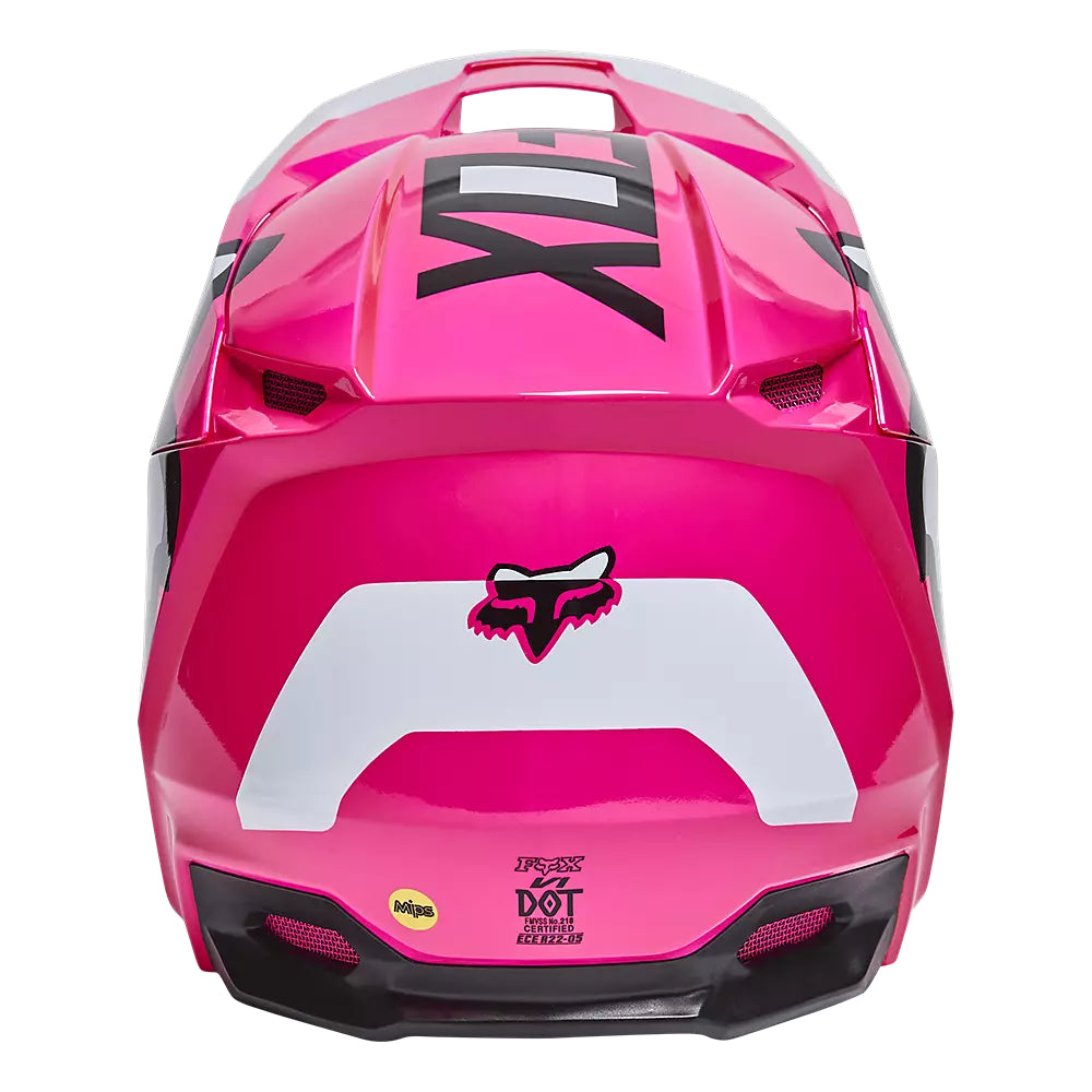 Casco Moto V1 Lux Rosado Fox - Rideshop