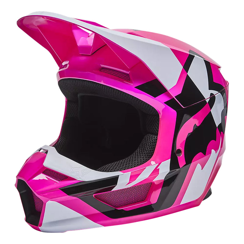 Casco Moto V1 Lux Rosado Fox