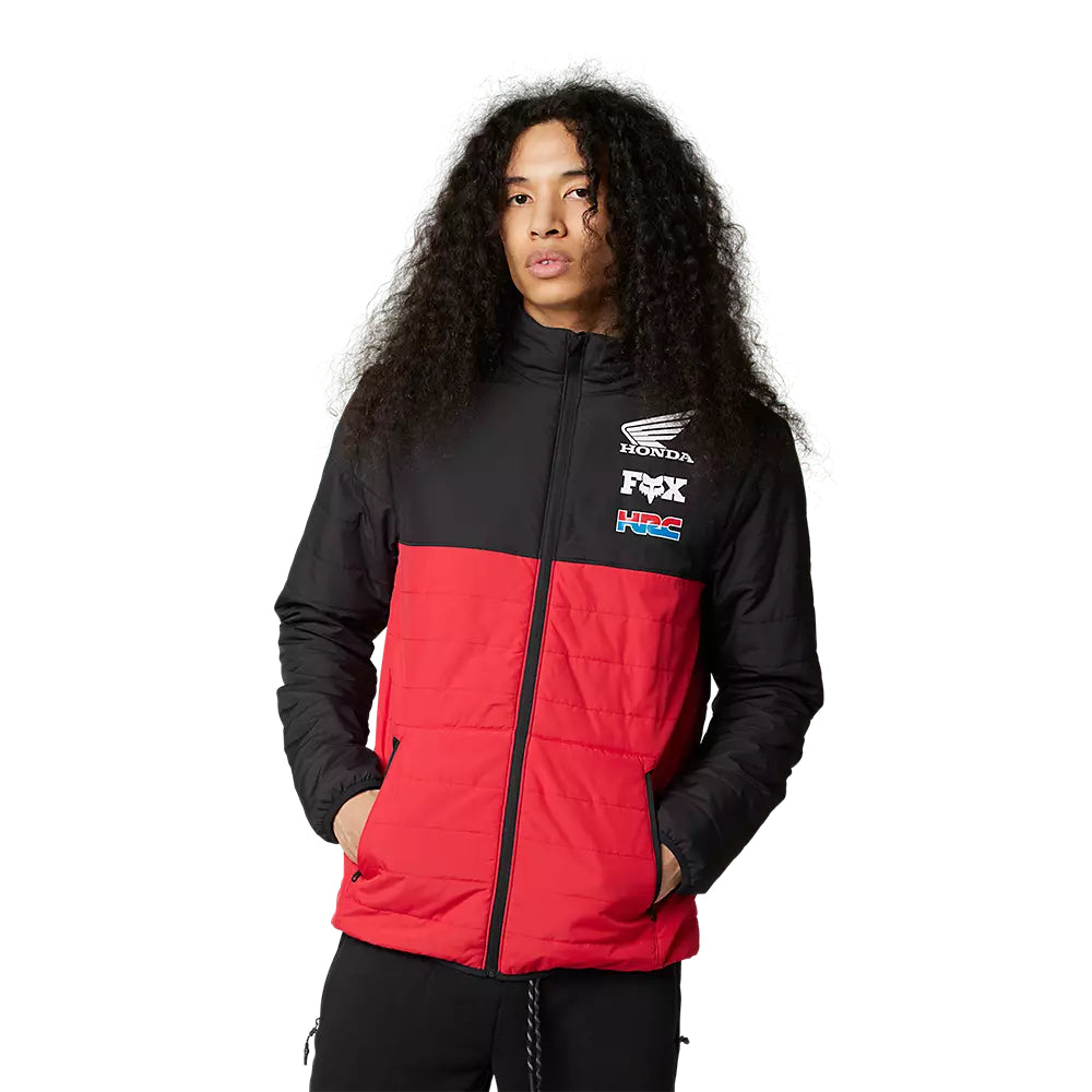 FOX Chaqueta Lifestyle Honda Howell Puffy Rojo/Negro - Rideshop