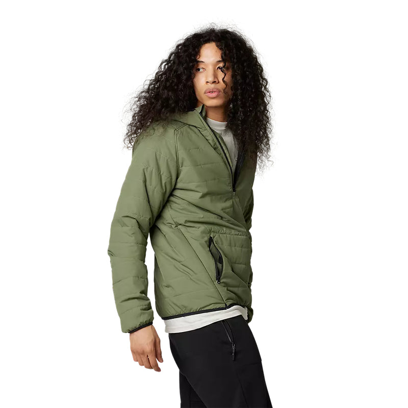 FOX Chaqueta Lifestyle Howell Hooded Puffy Verde - Rideshop