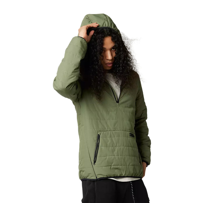 FOX Chaqueta Lifestyle Howell Hooded Puffy Verde - Rideshop