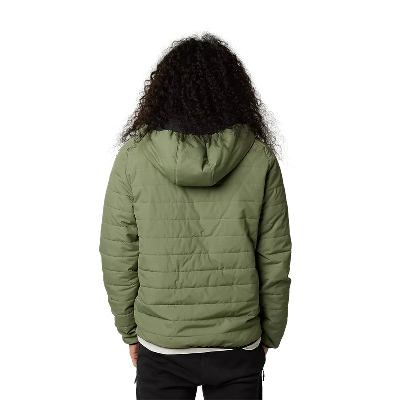 FOX Chaqueta Lifestyle Howell Hooded Puffy Verde - Rideshop