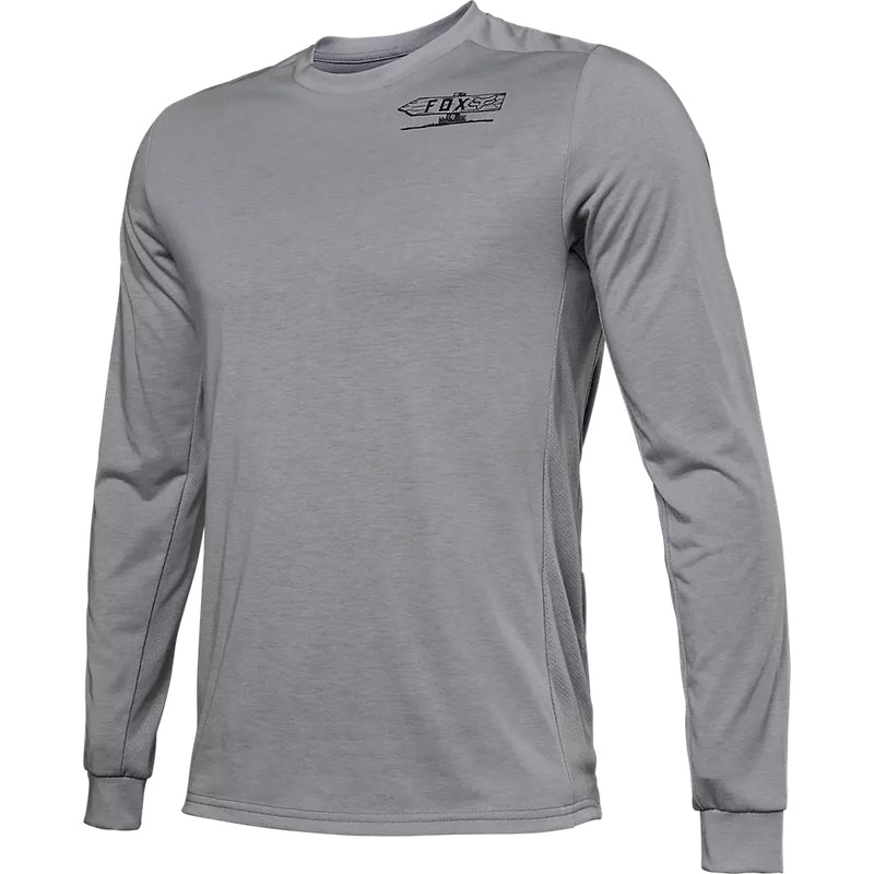 FOX Polera Manga Larga Bicicleta Ranger Drirelease® Gris - Rideshop