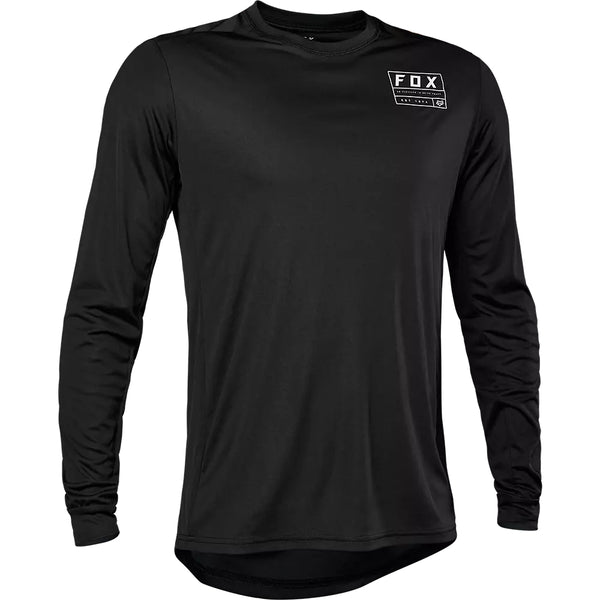 FOX Polera Bicicleta Ranger Swath Manga Larga Negro - Rideshop