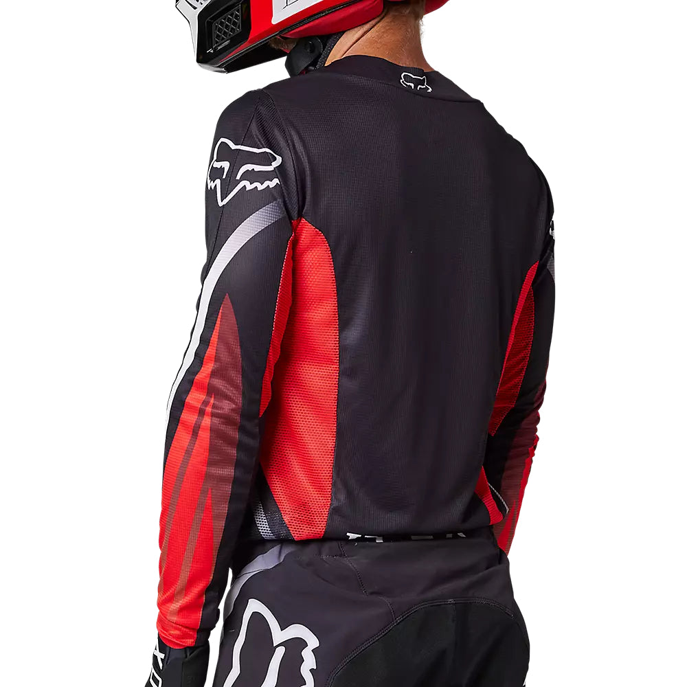 FOX Polera Moto Flexair Honda Rojo/Negro - Rideshop