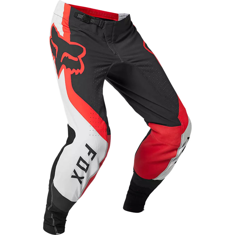 FOX Pantalon Moto Flexair Efekt Negro/Rojo/Blanco - Rideshop