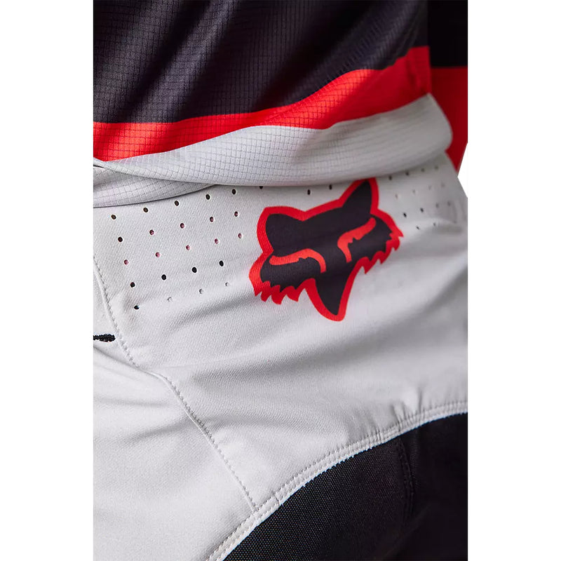 FOX Pantalon Moto Flexair Efekt Negro/Rojo/Blanco - Rideshop