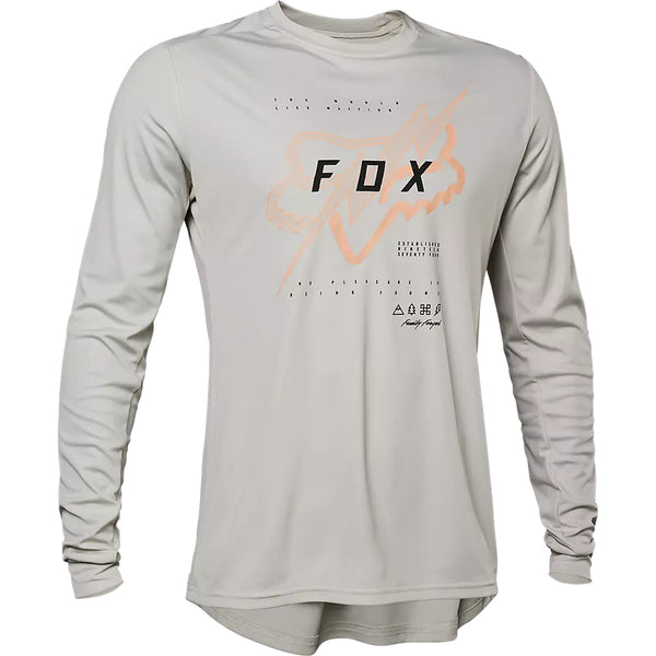 FOX Polera Bicicleta Ranger Jectr Manga Larga Blanco - Rideshop