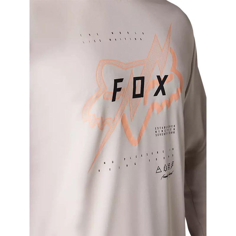 FOX Polera Bicicleta Ranger Jectr Manga Larga Blanco - Rideshop