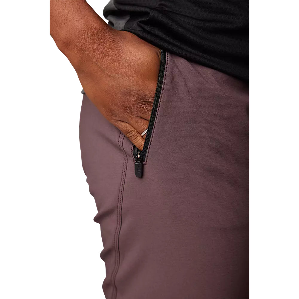 FOX Short Bicicleta Mujer Defend Morado/Beige - Rideshop