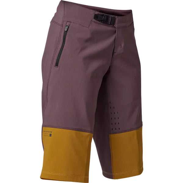 FOX Short Bicicleta Mujer Defend Morado/Beige - Rideshop