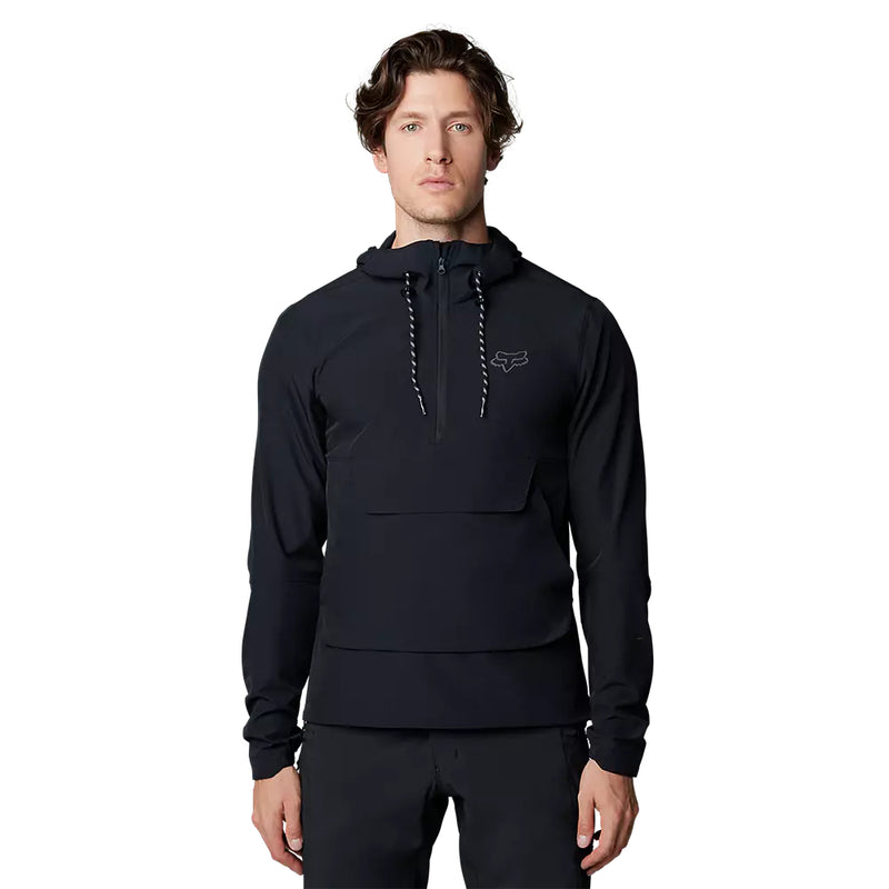 FOX Chaqueta Bicicleta Ranger Wind Pullover Negro - Rideshop