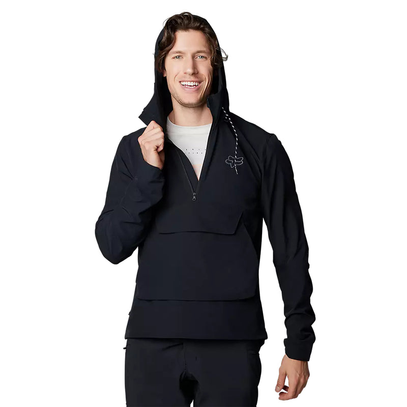 FOX Chaqueta Bicicleta Ranger Wind Pullover Negro - Rideshop