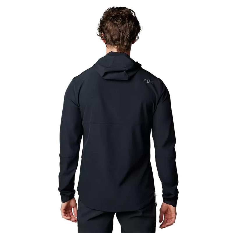 FOX Chaqueta Bicicleta Ranger Wind Pullover Negro - Rideshop