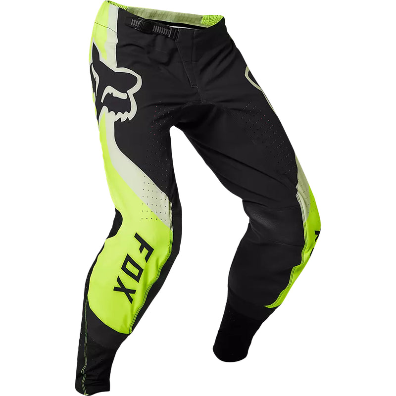 FOX Pantalon Moto Flexair Efekt Negro/Amarillo/Blanco - Rideshop