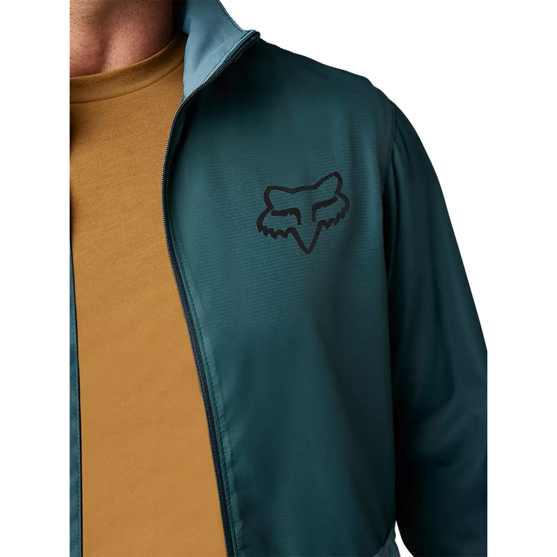 FOX Chaqueta Cortavientos Bicicleta Ranger Esmeralda - Rideshop