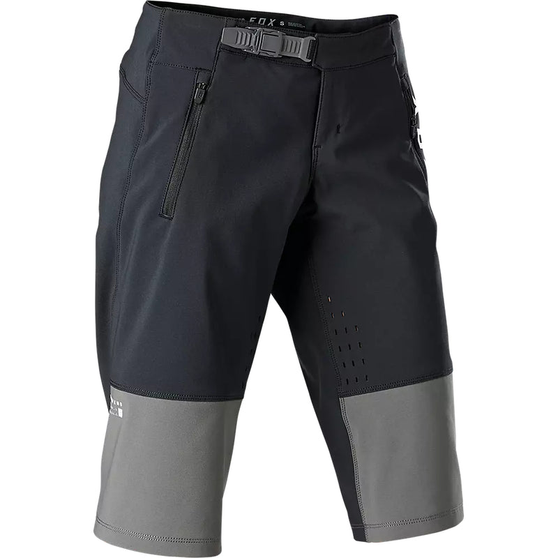 FOX Short Bicicleta Mujer Defend Negro/Gris - Rideshop