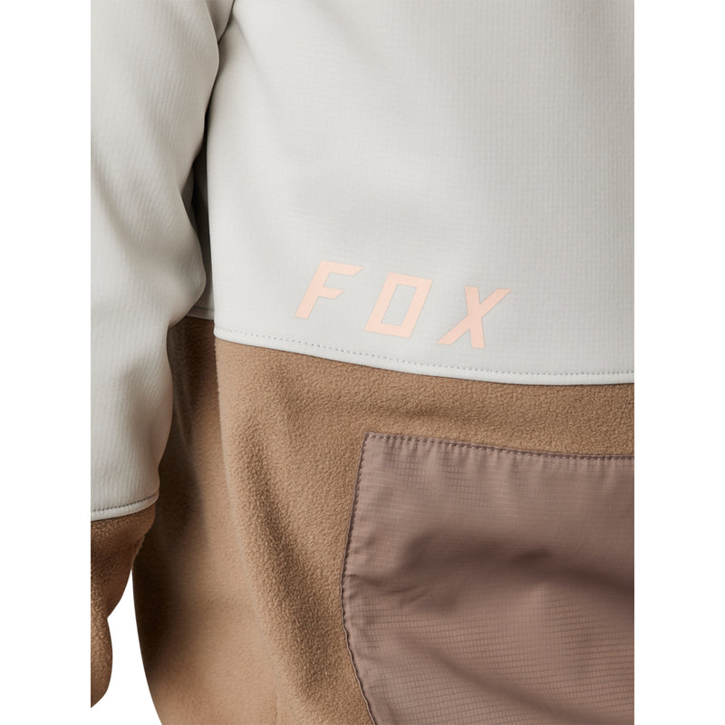 FOX Poleron Bicicleta Ranger Windbloc® Blanco/Cafe - Rideshop