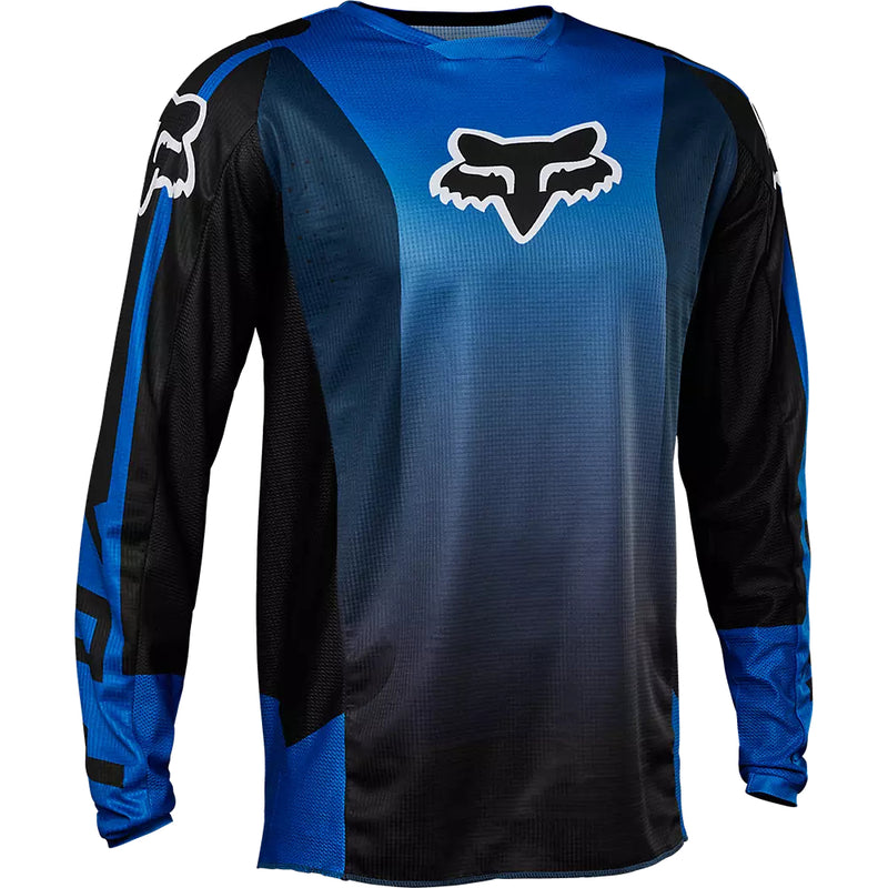 FOX Polera Moto 180 Leed Azul/Negro - Rideshop