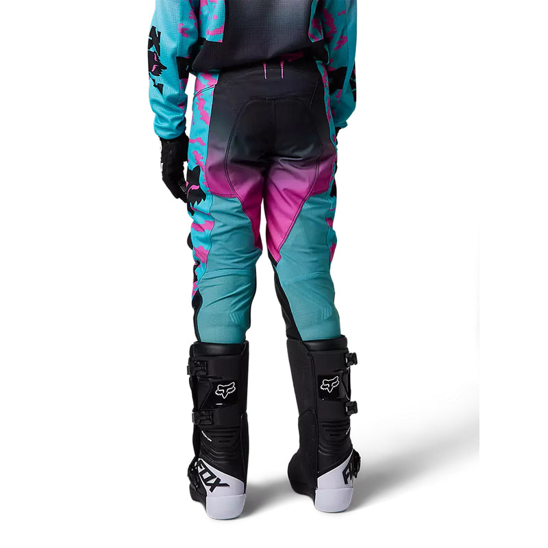 FOX Pantalon Moto Niño 180 Nuklr Celeste/Rosado - Rideshop