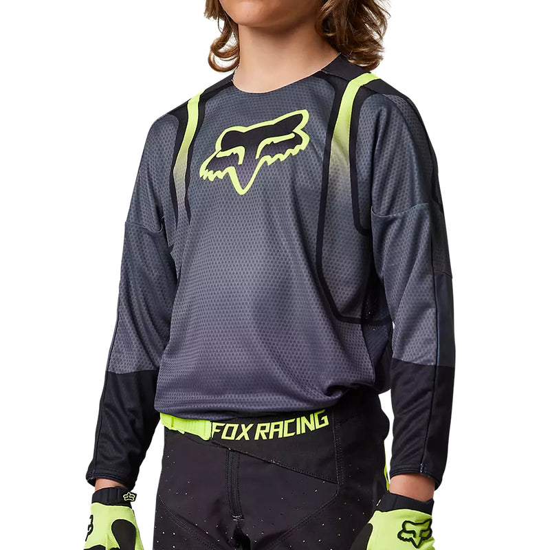 FOX Polera Moto Niño 360 Vizen Negro - Rideshop